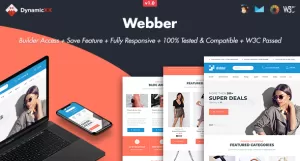 Webber - Responsive Email + Online Template Builder