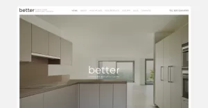 Website-sjabloon voor betere meubelproductie