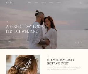 Wedda - Wedding & Wedding Planner Elementor Template Kit