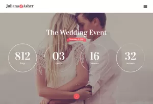Wedding Day - Event WordPress Theme