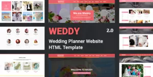 Weddy - Wedding Planner Website Template