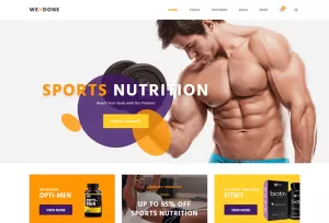 Welldone - Sports & Fitness Nutrition and Supplements Store WP Theme