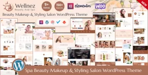 Wellnez – Beauty Spa & Wellness Salon WordPress Theme