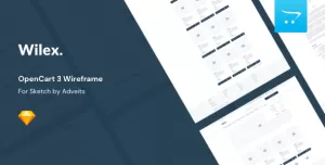 Wilex - OpenCart 3 Wireframe for Sketch