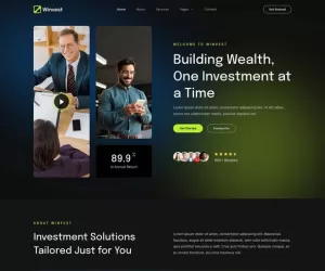 Winvest - Finance & Investment Elementor Template Kit