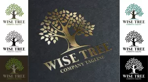 Wise - Tree Logo - Logos & Graphics