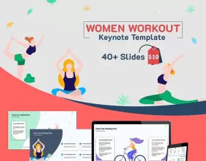Women Workout - Keynote template