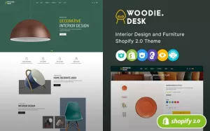 Woodie - Interior Design, Home Decor and Furniture Shopify 2.0 Theme
