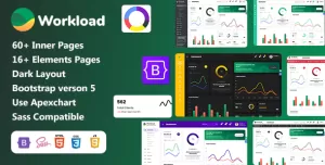Workload  Project Management Bootstrap 5 Admin Dashboard