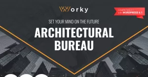 Worky - Architectural Bureau Multipurpose Modern WordPress Elementor Theme