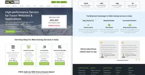 Wowhost WHMCS and HTML5 Hosting Template - TemplateMonster
