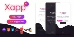 Xapp - HTML App Landing Page Template
