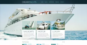 Yachting Blog Drupal Template