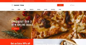 Yammy Time - Food Delivery Store Modern OpenCart Template
