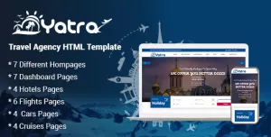 Yatra - Travel Agency HTML Template