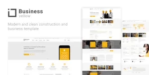 Yellow Business - Construction Template