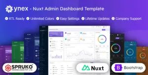 Ynex - Nuxt Bootstrap Admin Dashboard Template