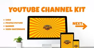YouTube Channel Branding Kit Template - TemplateMonster