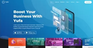 Yufa –IT Solutions & Business Services Multipurpose HTML 5  Website Template