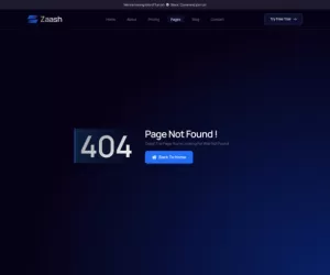Zaash – Saas & Tech Startup Elementor Template Kit