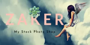 Zaker - Minimal Photography Portfolio & Stock Photo Shop