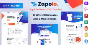 Zapolo  Agency App & Software Bootstrap 5 HTML Template