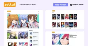 ZETTAI - Free Anime WordPress Theme