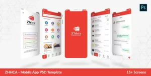 ZHHCA - Online Marketplace Mobile App PSD
