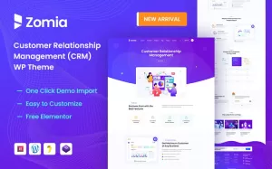 Zomia - CRM & Software WordPress Theme - TemplateMonster