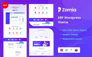Zomia - ERP Software WordPress Theme - TemplateMonster