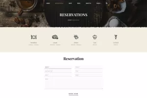 Zukares – Restaurant & Cafe Food  Elementor Template Kit