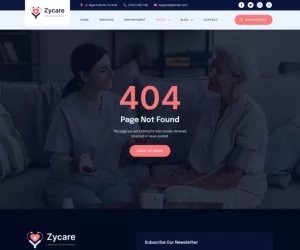 Zycare – In-home Care & Private Nursing Agency Elementor Template Kit