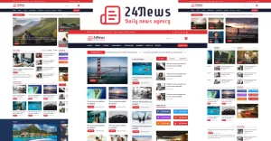 24News - News Agency Bootstrap & Html5 Template