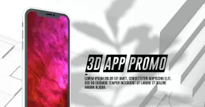 3D Phone App Promo - After Effects Template - TemplateMonster