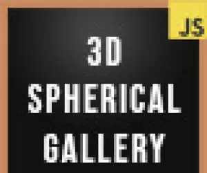 3D Spherical Gallery - Advanced Media Gallery