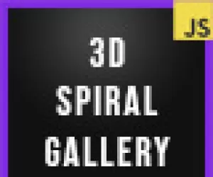 3D Spiral Gallery - Advanced Media Gallery