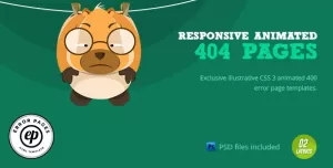 404 Error  CSS Animated Html Template