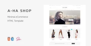A-ha Shop  Minimal Elegant eCommerce HTML Template