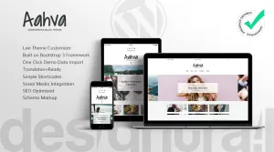Aahva - SEO Ready and Clean Blog WordPress Theme - Themes ...