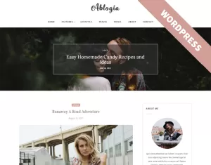 Ablogia - Personal Blog WordPress Theme - TemplateMonster