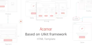 Acamar — Tiled Layout and Clean Design Responsive HTML Template