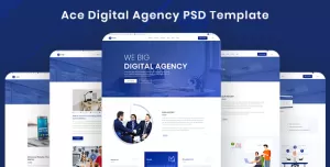 Ace - Digital Agency Template (PSD)