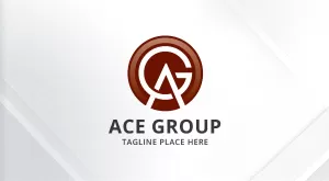 Ace - Group - Letters AG/GA Logo - Logos & Graphics
