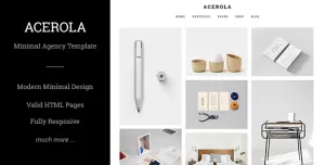 Acerola - Ultra Minimalist Agency HTML Template