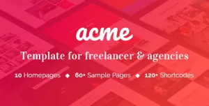 ACME - Theme for freelancers & agencies