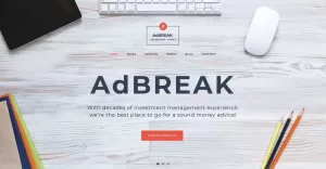 AdBreak - Advertising Company WordPress Theme