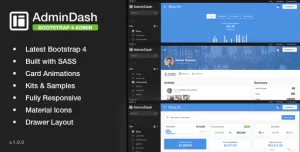 AdminDash - Bootstrap Admin Template