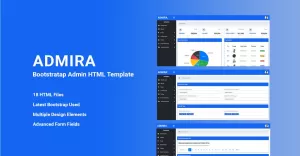 Admira - Bootstrap Admin HTML Template - TemplateMonster