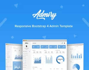 Admiry -  Responsive Bootstrap 4 Dashboard Admin Template