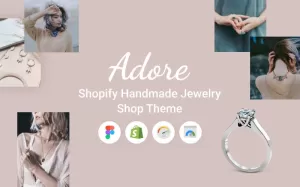 Adore - Shopify Handmade Jewelry Shop Theme - TemplateMonster